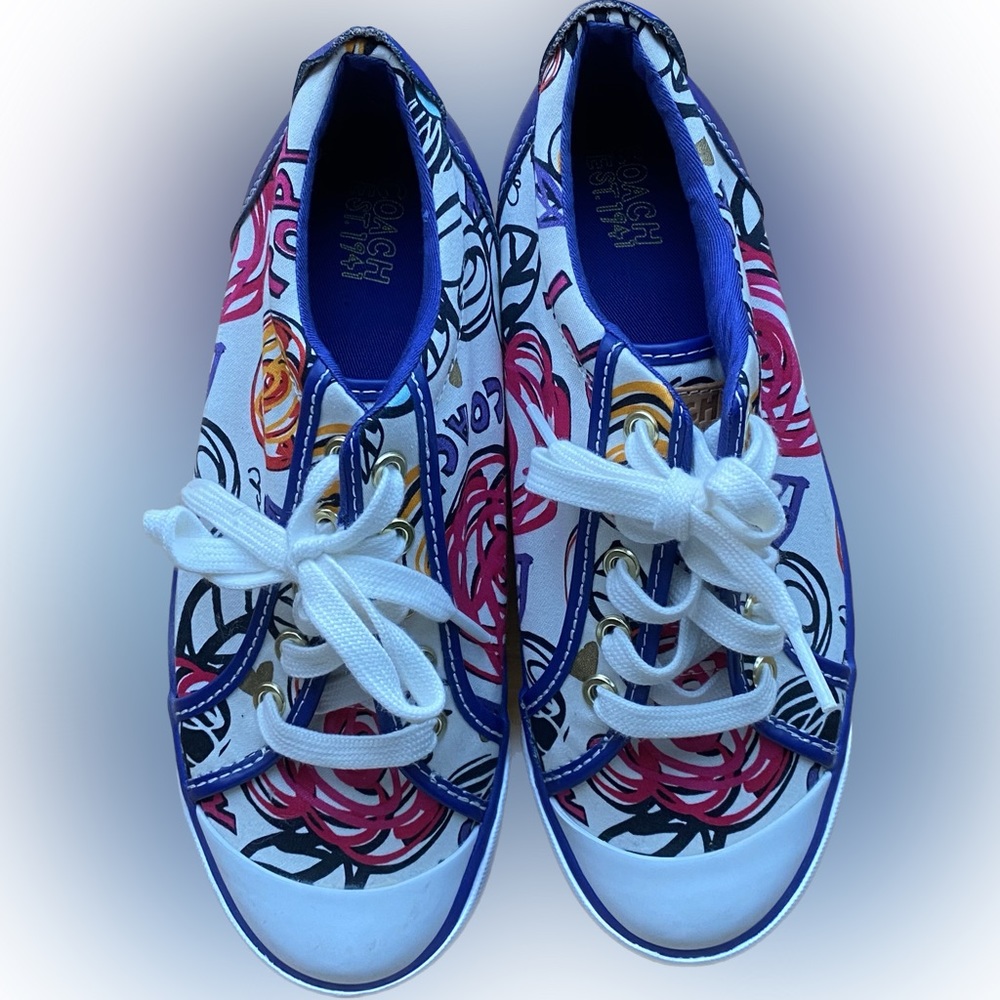 COACH canvas sneakers